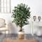 5.5ft. Palace Ficus Artificial Tree with in Handmade Natural Jute and Cotton Planter